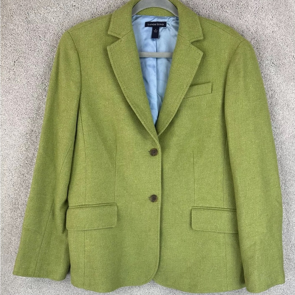 Lands' End Women's Green Blazer